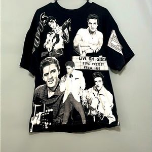 VINTAGE Elvis Presley Live on Stage Tshirt